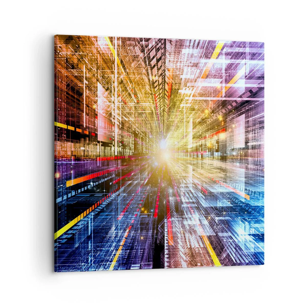 Vászonkép - Fényes folyosó - 50x50 cm