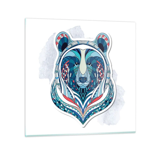 Üveg kép - Eviva Grenlandia! - 50x50 cm