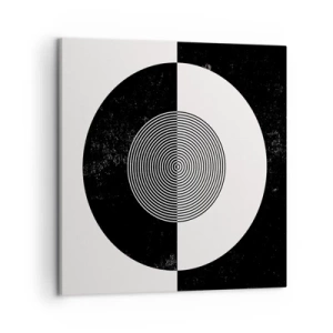 Vászonkép - Harmónia fekete-fehérben - 50x50 cm