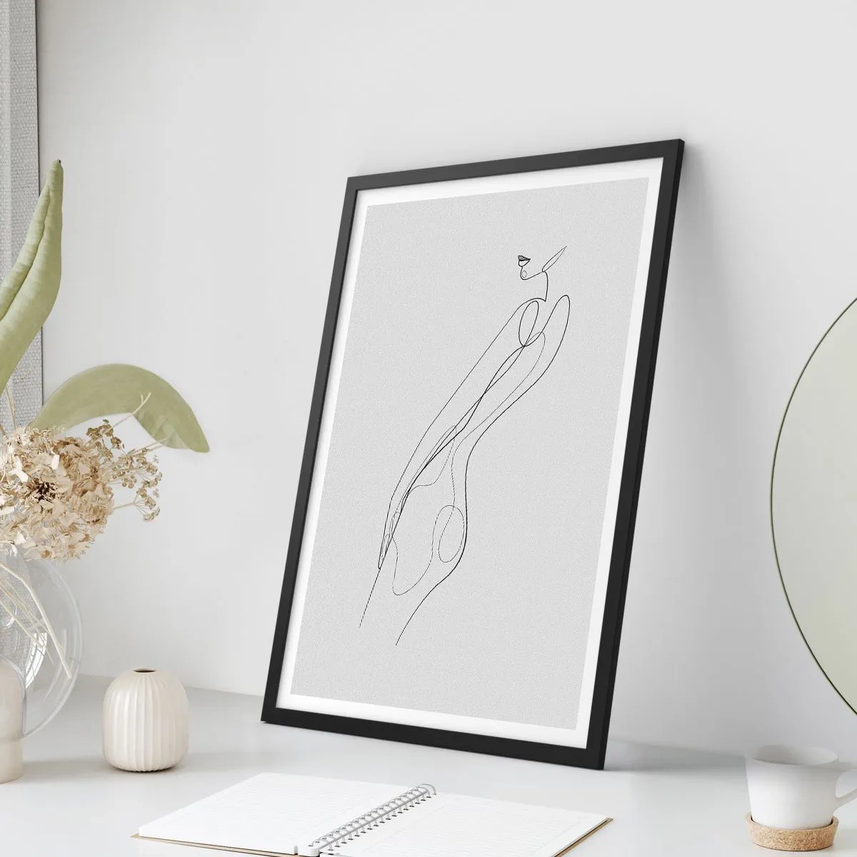 Poszter fehér keretben - Csak egy ígéret - 40x50 cm