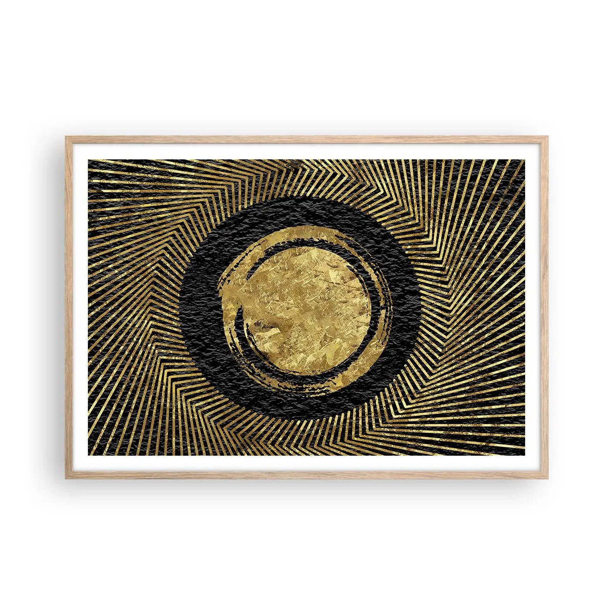 Poszter világos tölgy keretben - Glamour kompozíció - 100x70 cm