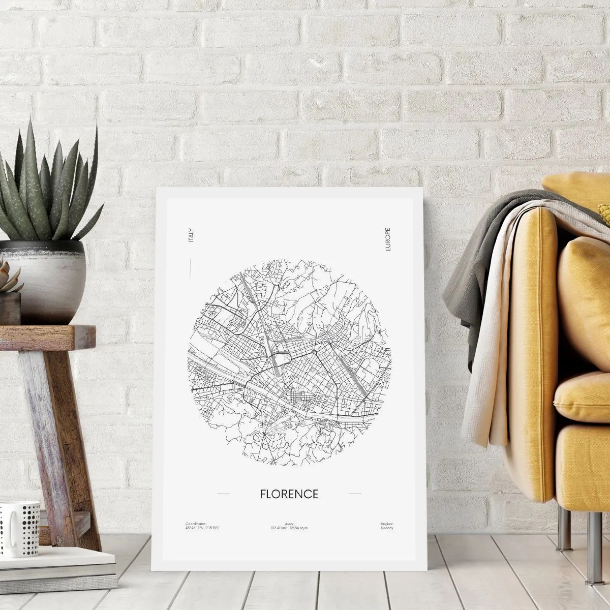 Poszter - Firenze anatómiája - 70x100 cm