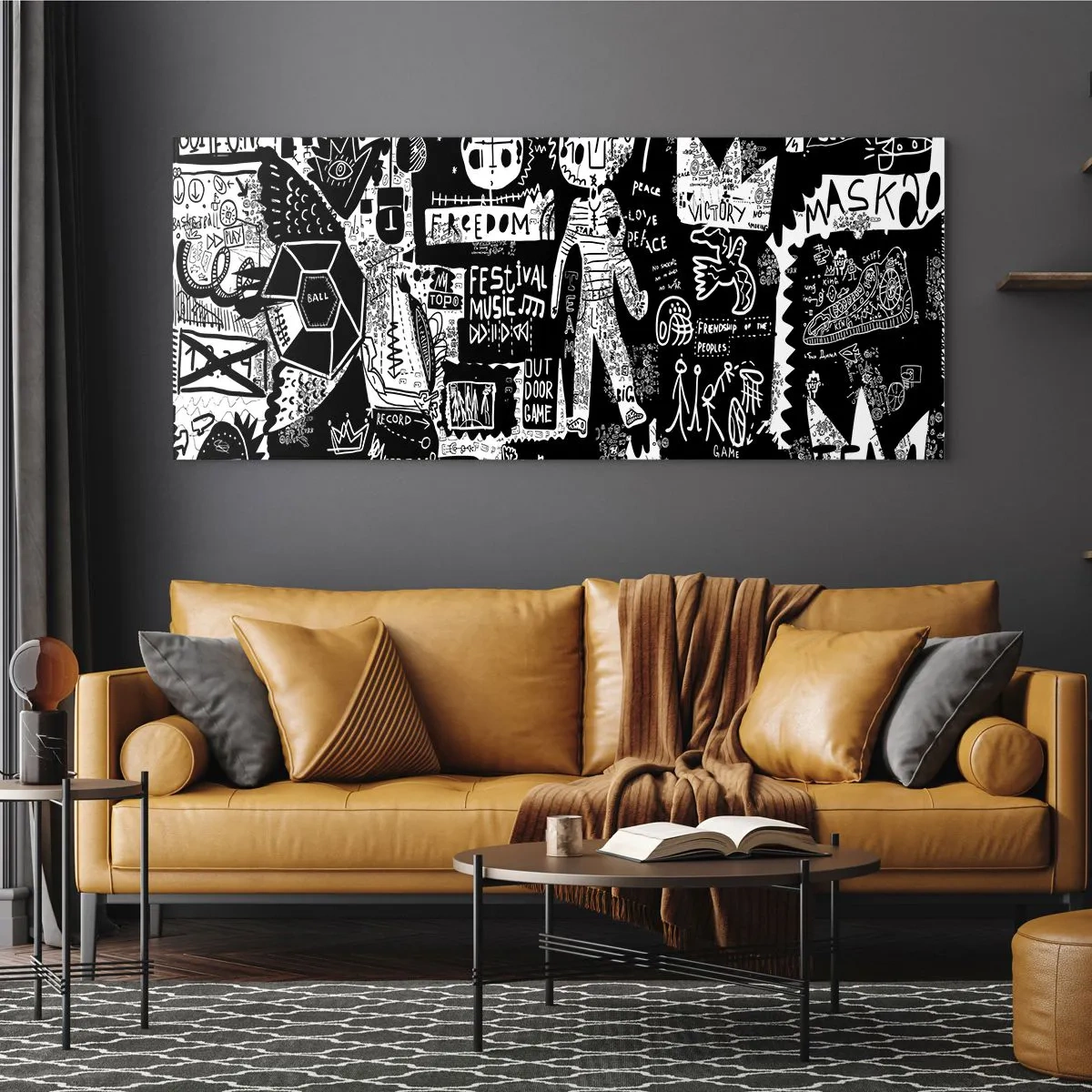 Üveg kép - A szellemi fiatalság törvényei és örömei - 100x40 cm