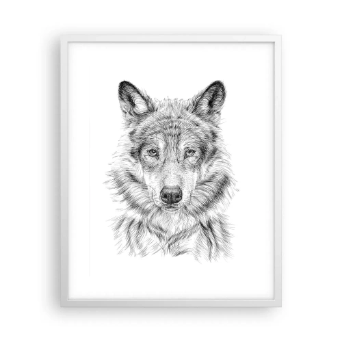 Poszter fekete keretben - Született vezető - 40x50 cm