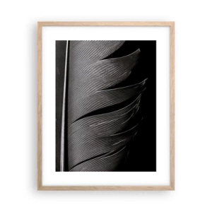 Poszter világos tölgy keretben - Toll - egy csodálatos konstrukció - 40x50 cm