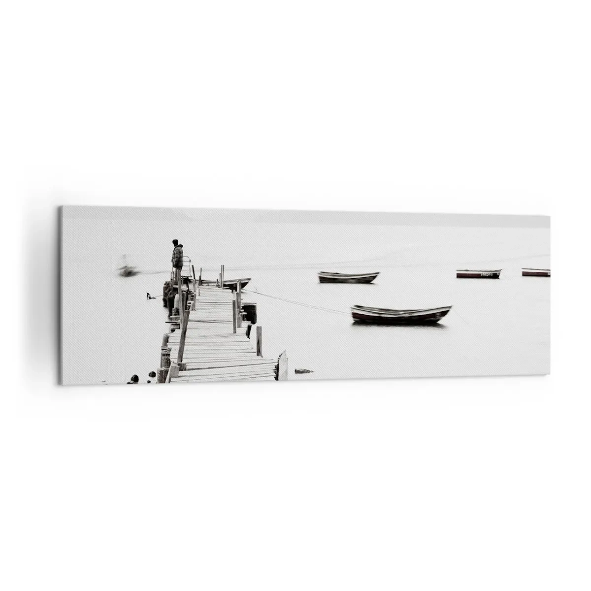 Vászonkép - Csendes és tiszta víz felett - 160x50 cm