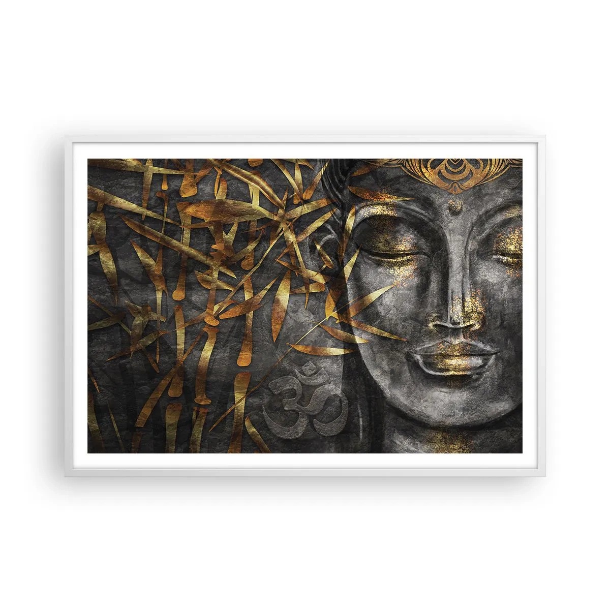 Poszter fekete keretben - Érezd a nyugalmat - 100x70 cm