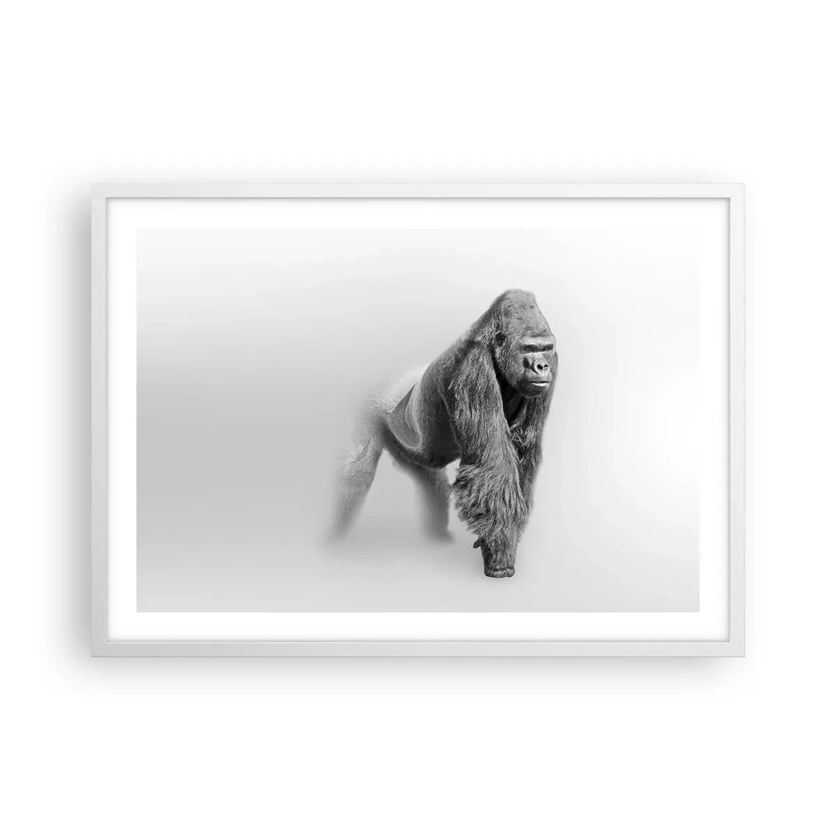 Poszter fekete keretben - Magabiztos az erejében - 70x50 cm