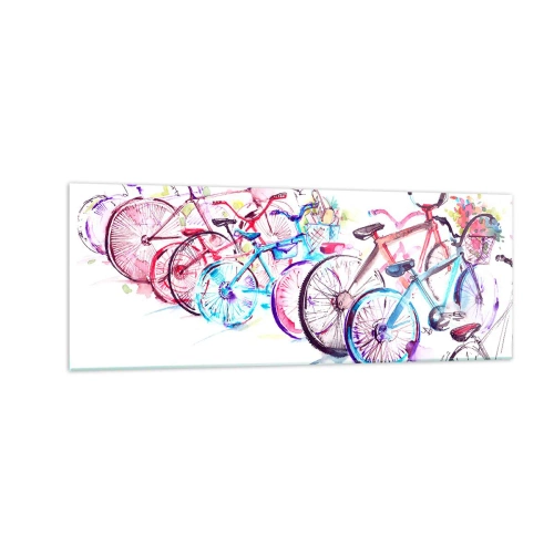 Üveg kép - Az Antymoto klub gyűlése - 140x50 cm