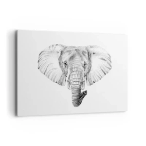 Vászonkép - "Volt egy elefánt, akkora, mint egy - elefánt” - 100x70 cm