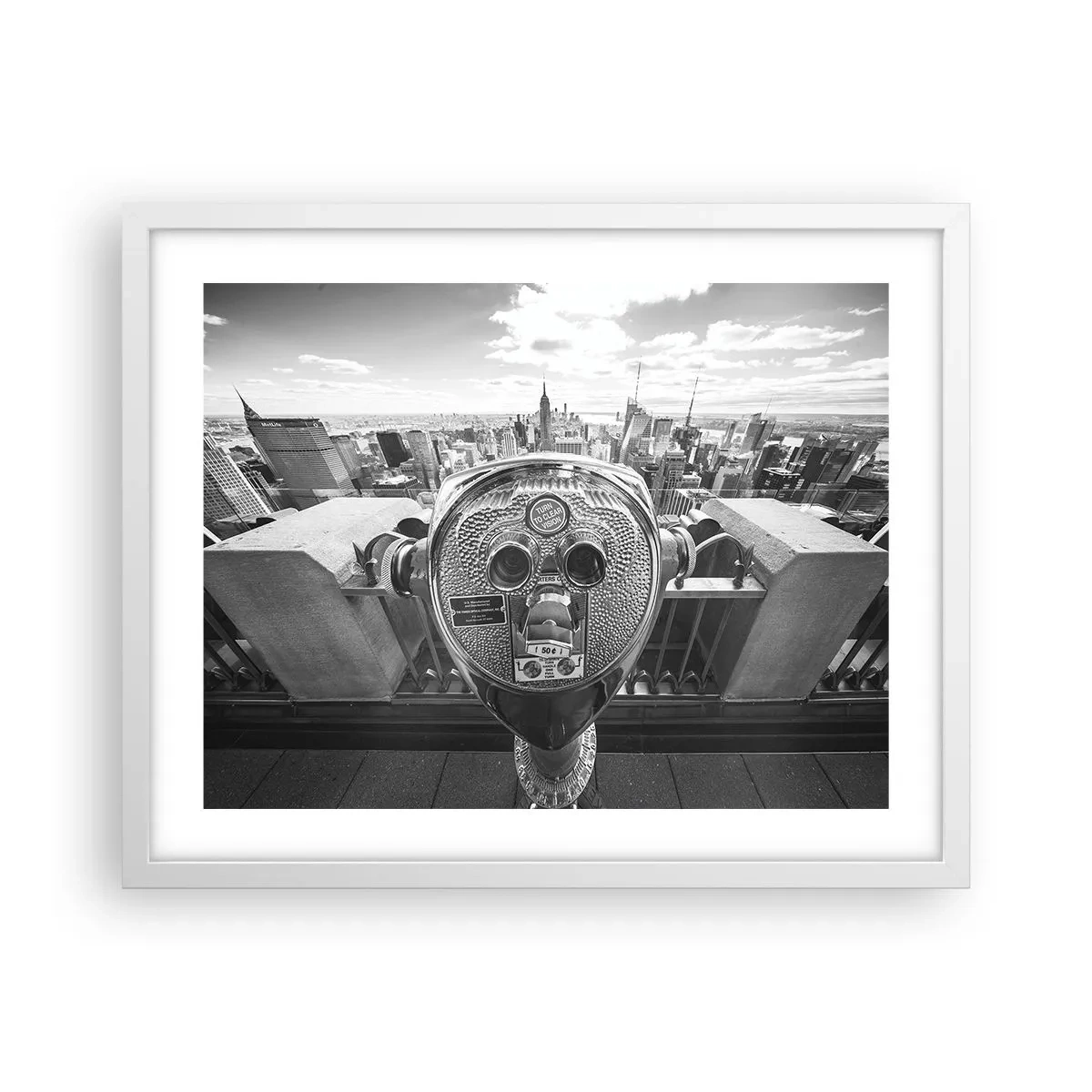 Poszter fekete keretben - A városok városa - 50x40 cm