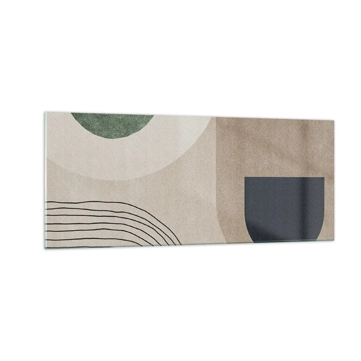 Üveg kép - Egy ovális szelídsége - 100x40 cm