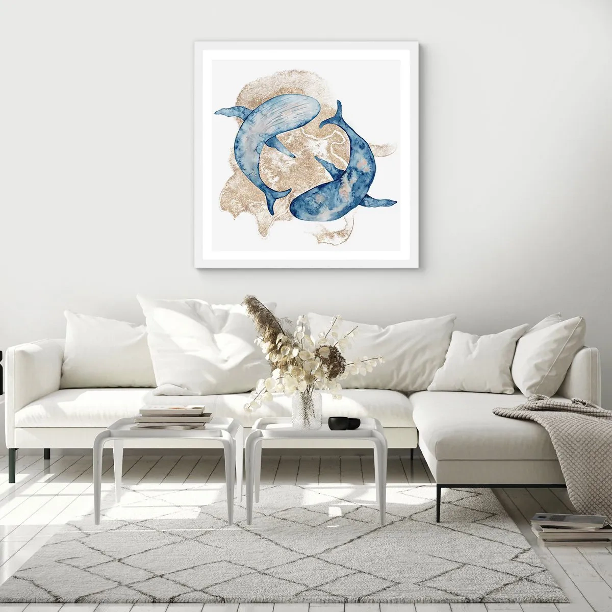 Poszter fekete keretben - Barátság vagy szerelem? - 40x40 cm