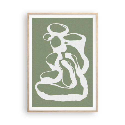 Poszter világos tölgy keretben - A tér hívása - 70x100 cm