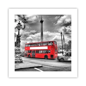 Poszter - A város igazi vérkeringése - 40x40 cm