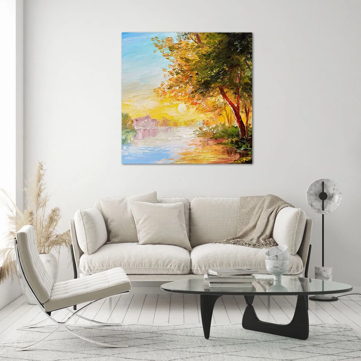 Üveg kép - Et in Arcadia ego - 40x40 cm