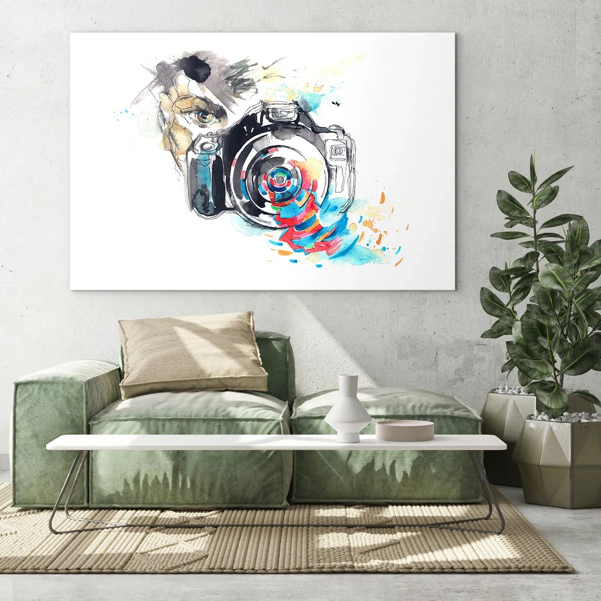 Üveg kép - A lencse szemében - 120x80 cm