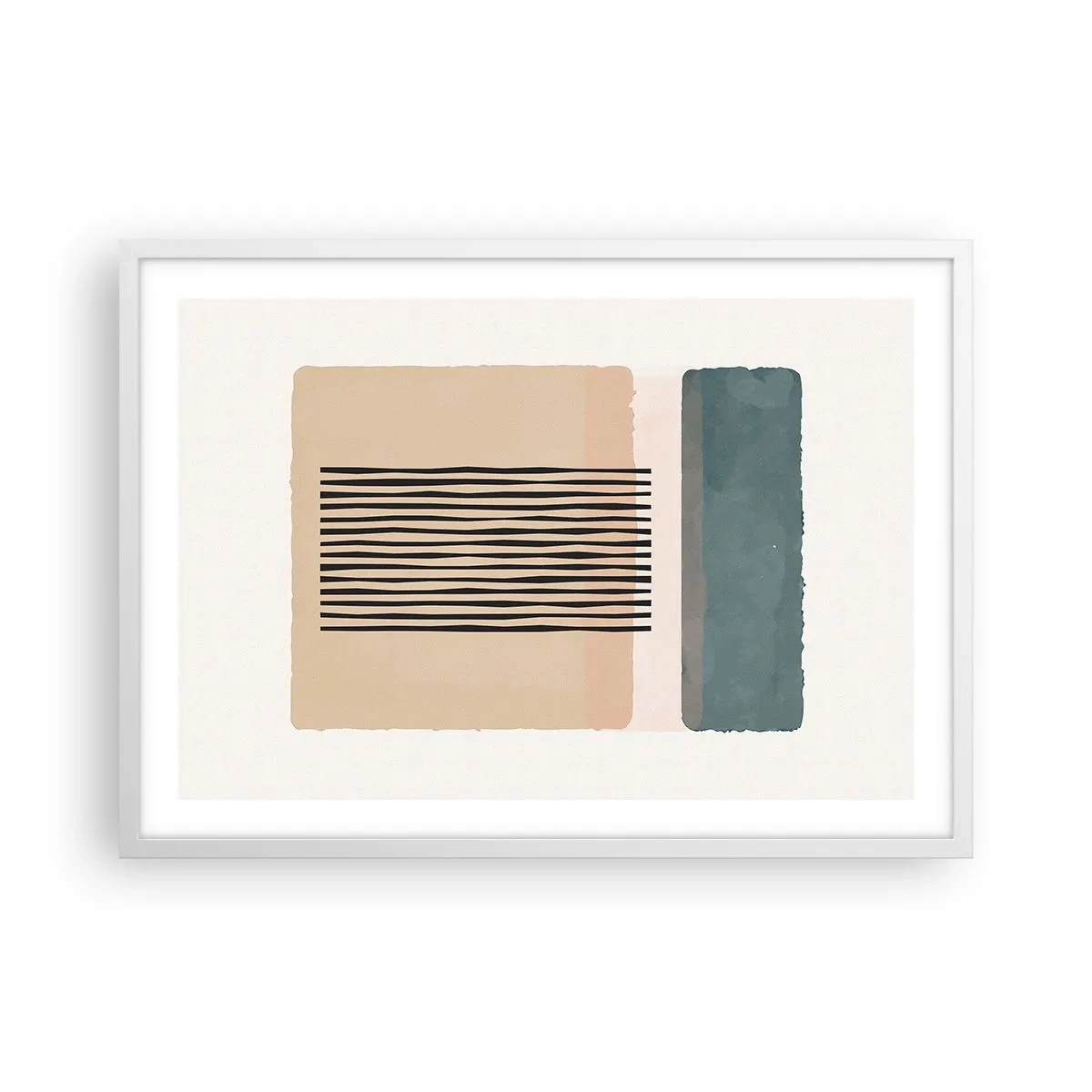 Poszter fekete keretben - Minden rendben - 70x50 cm