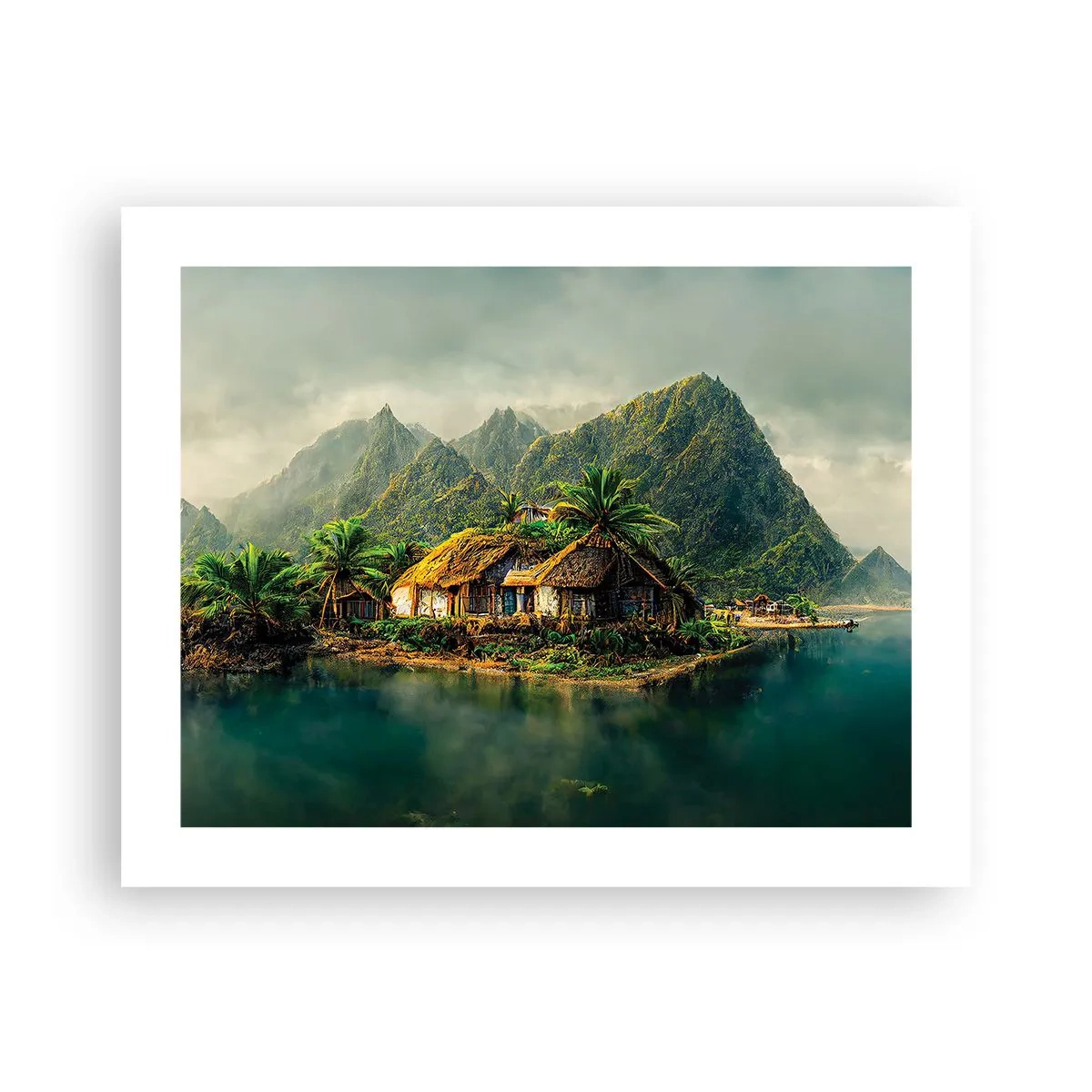 Poszter - Trópusi paradicsom - 50x40 cm