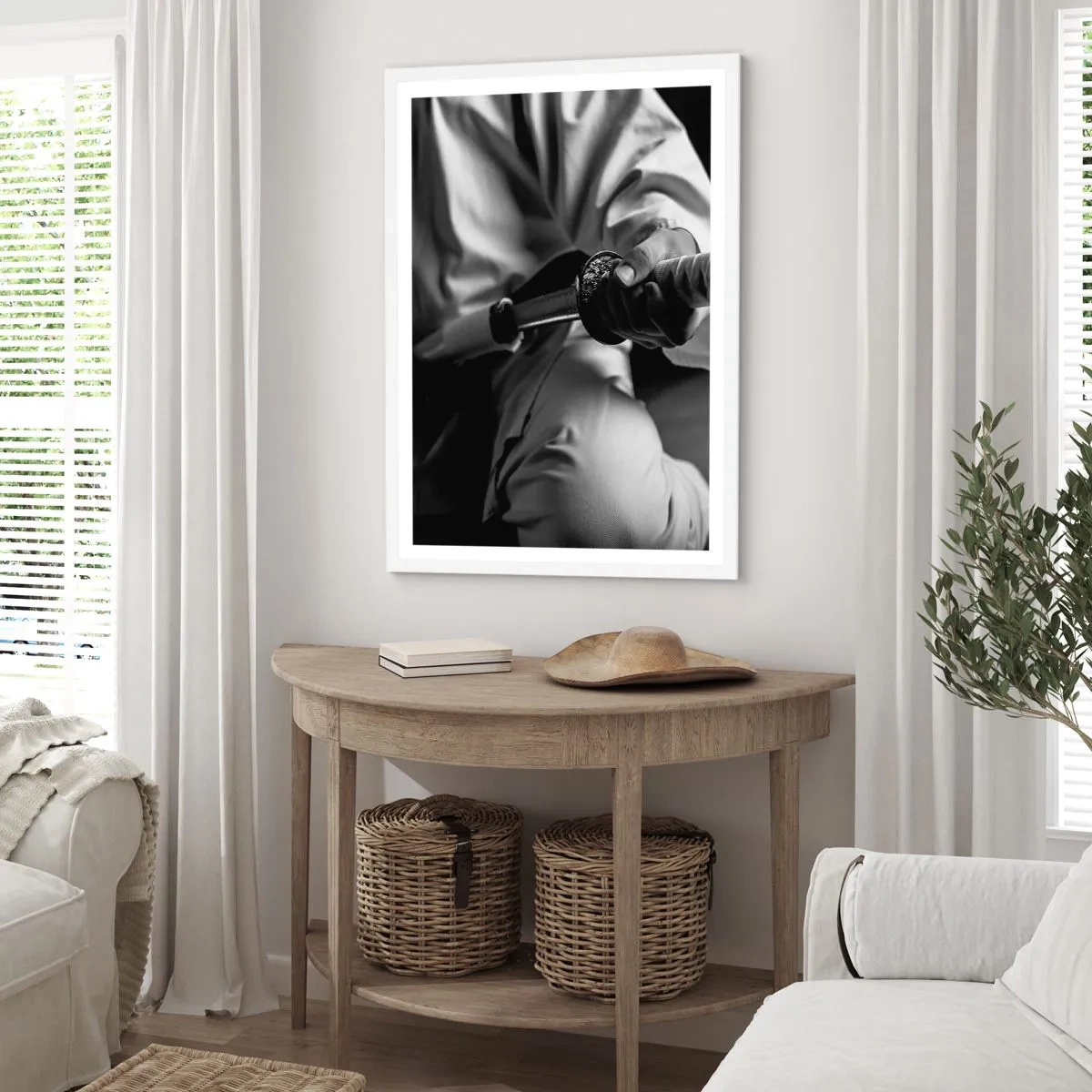 Poszter fekete keretben - Harcos lelke - 70x100 cm