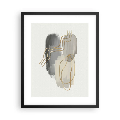 Poszter fehér keretben - Létezés és mozgás - 40x50 cm