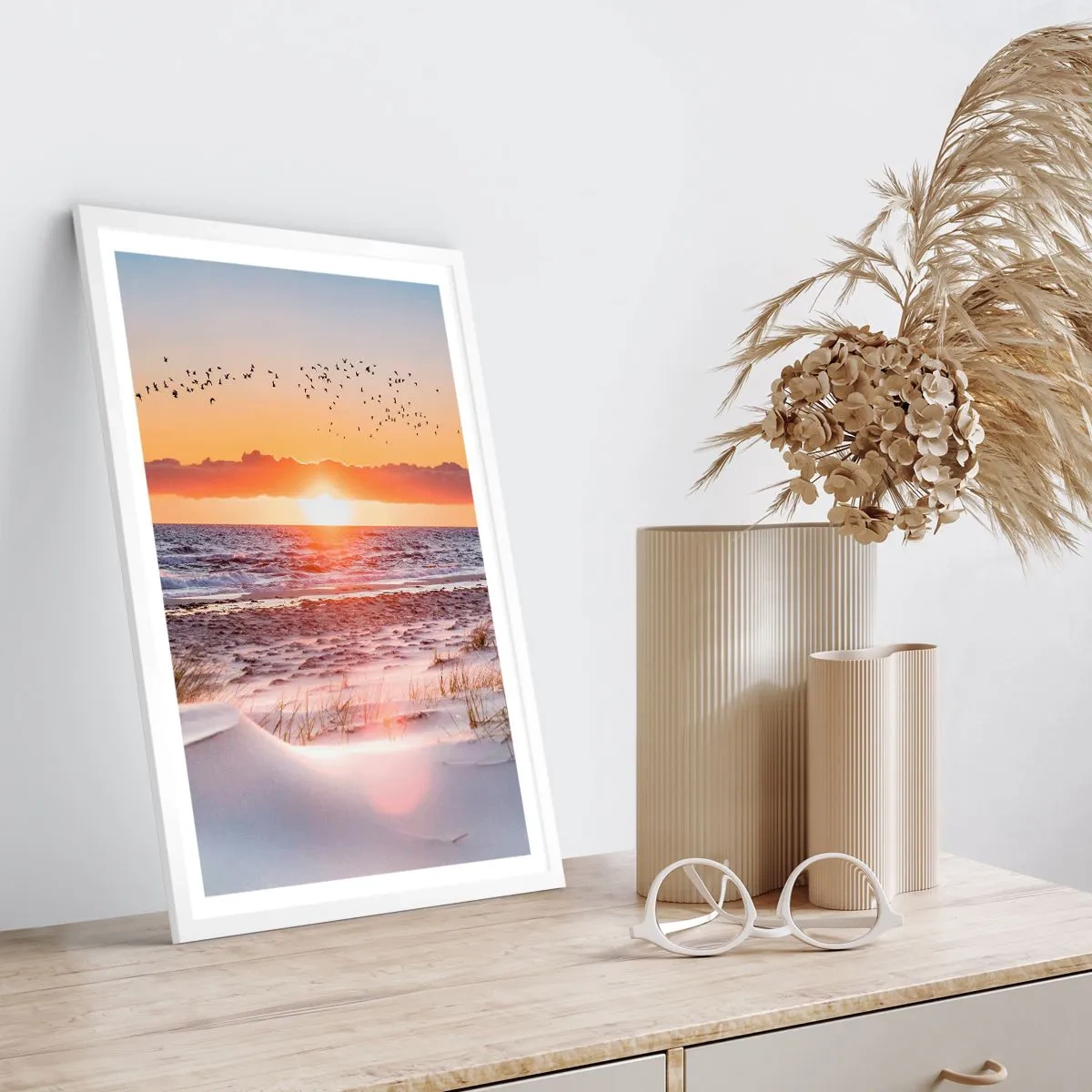 Poszter fekete keretben - Vízszintes táj - 40x50 cm