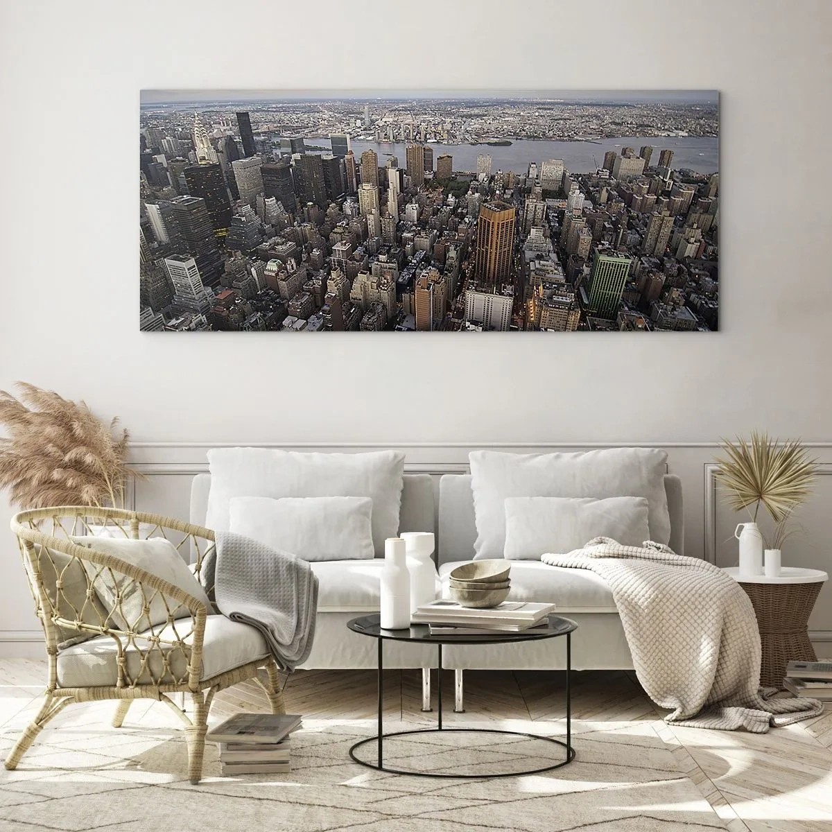 Üveg kép - Korunk dobogó szíve - 120x50 cm