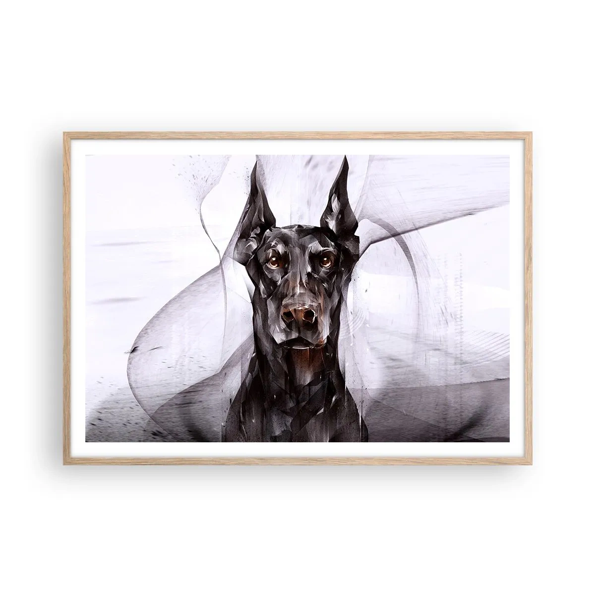 Poszter világos tölgy keretben - Nemes születésű - 100x70 cm