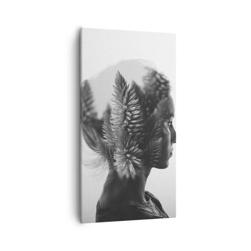 Vászonkép - A fenyőerdő hölgye - 55x100 cm