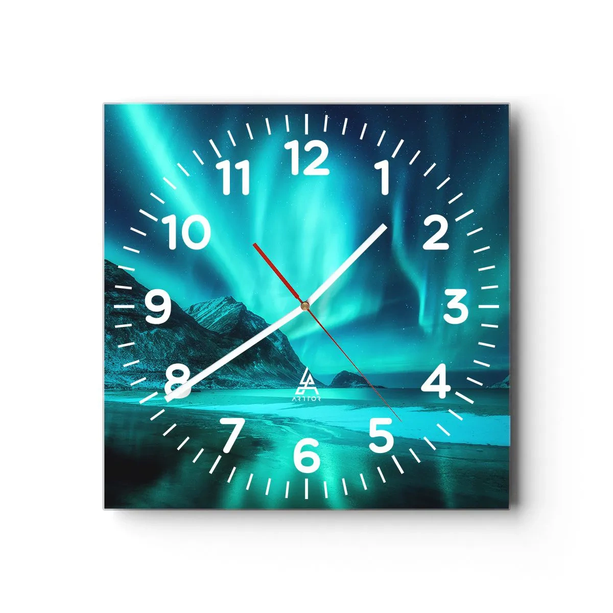 Falióra, Óra - Észak csodái - 40x40 cm