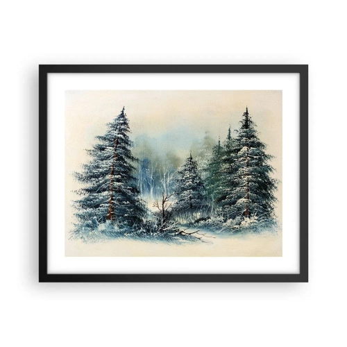 Poszter fehér keretben - Karácsonyra készen - 50x40 cm