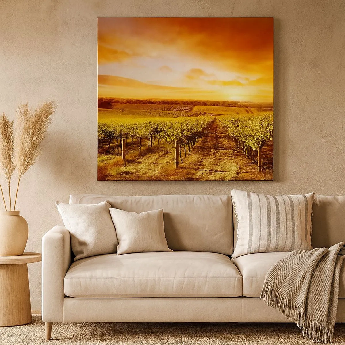 Vászonkép - Enyhén gyümölcsös, egy kis napfénnyel - 30x30 cm