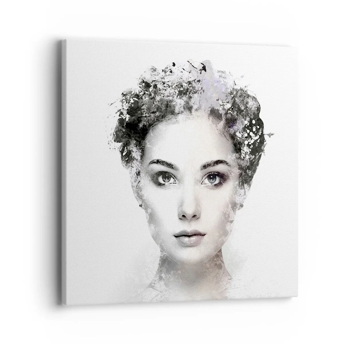 Vászonkép - Rendkívül stílusos portré - 40x40 cm