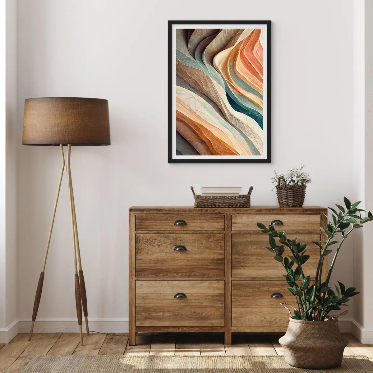 Poszter fehér keretben - Változás előtti pillanat - 30x40 cm