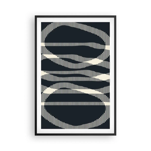 Poszter fehér keretben - Sötétség megtörése kísérlete - 61x91 cm