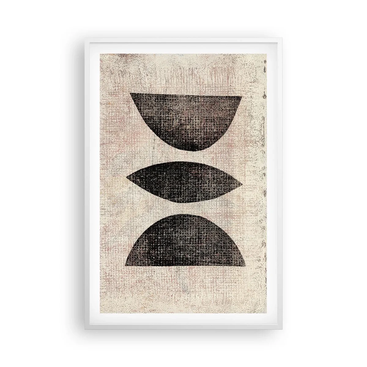 Poszter fekete keretben - Etnikai absztrakció - 61x91 cm