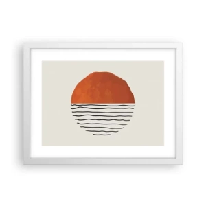 Poszter fekete keretben - Japán hangulatban - 40x30 cm
