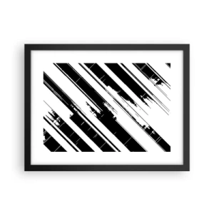 Poszter fehér keretben - Intenzív és dinamikus kompozíció - 40x30 cm