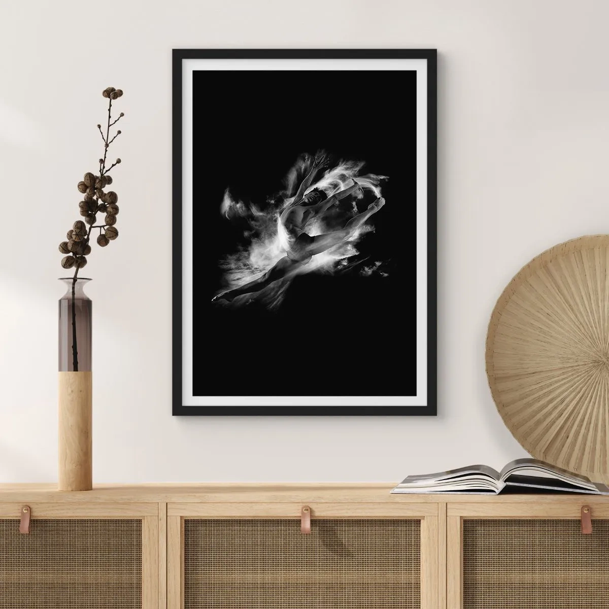 Poszter fehér keretben - Elakadt a repülésben - 40x50 cm