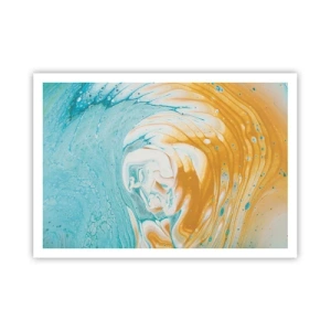 Poszter - Pasztell örvény - 100x70 cm