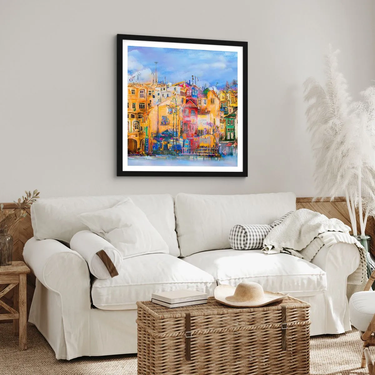 Poszter fehér keretben - Együtt vagyunk - 40x40 cm