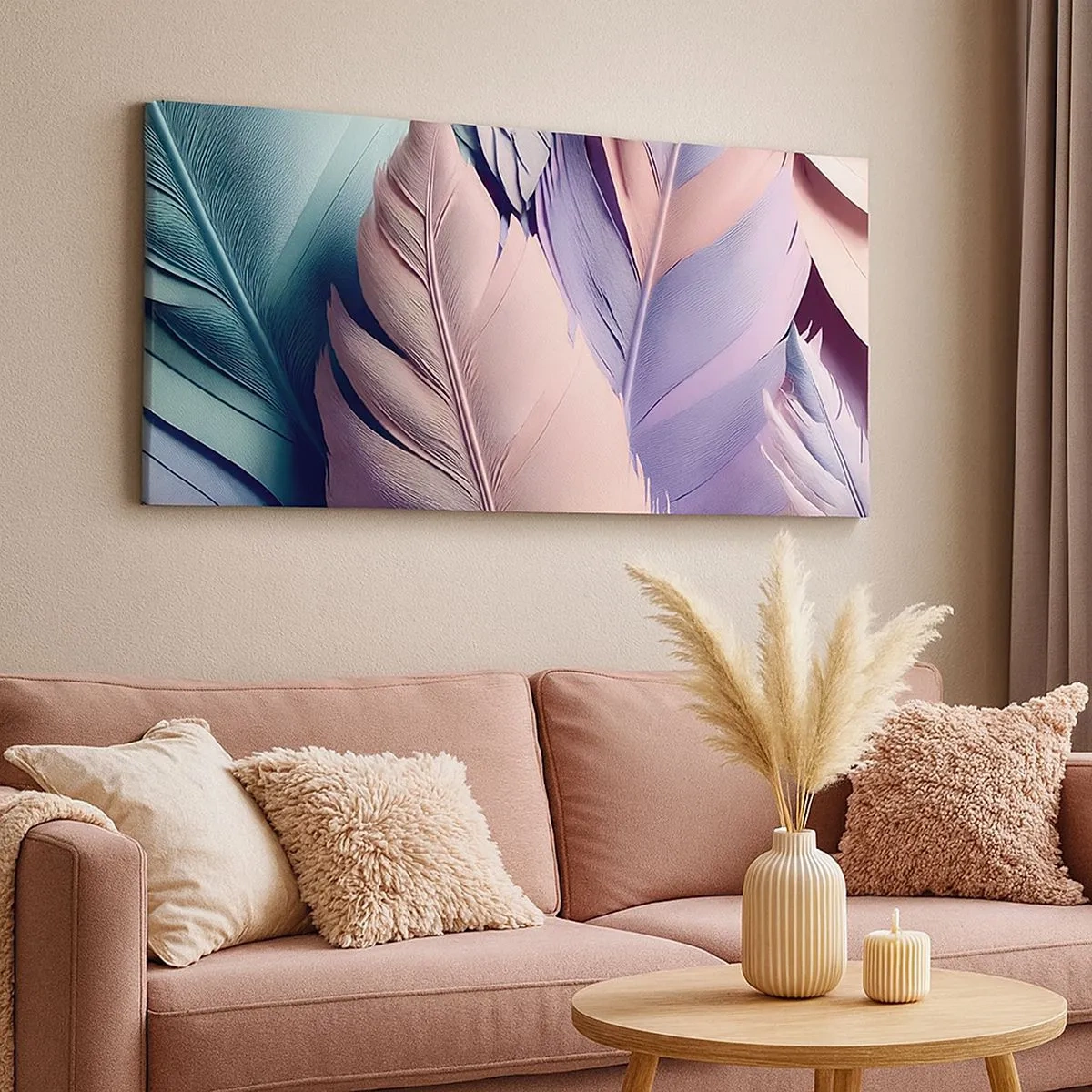 Vászonkép - Madár sikk - 100x40 cm