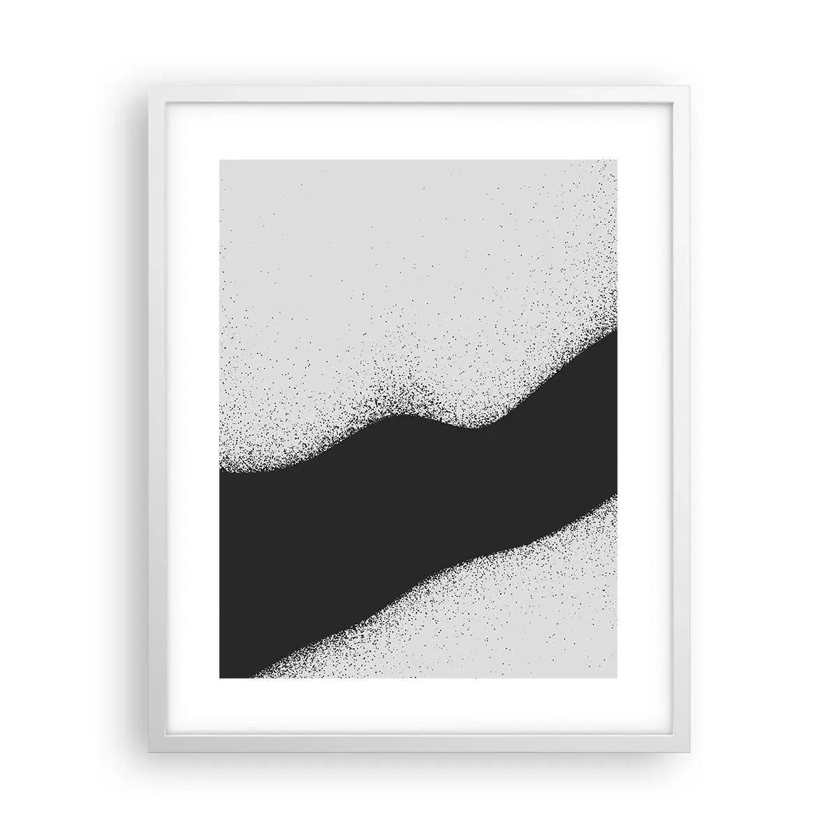 Poszter fekete keretben - Folyékony egyensúly - 40x50 cm