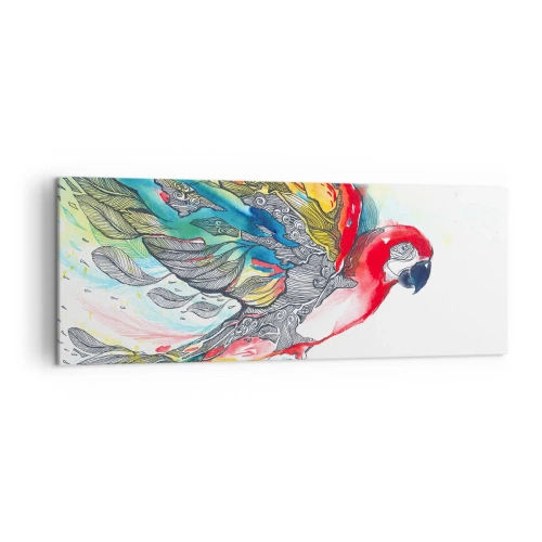 Vászonkép - Élj színesen - 140x50 cm