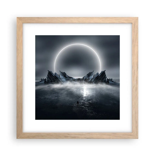 Poszter világos tölgy keretben - Egy történet fináléja - 30x30 cm