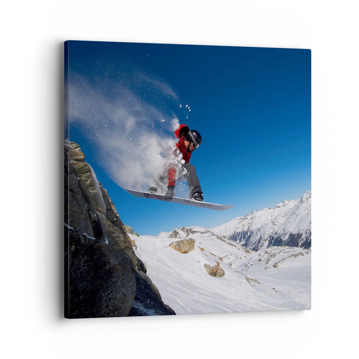 Vászonkép - És a tér részévé váltál - 40x40 cm