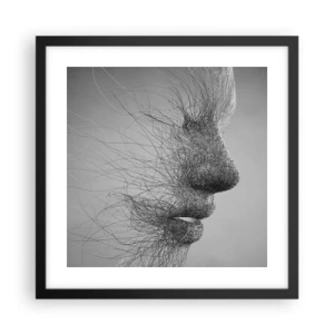 Poszter fehér keretben - A szél szelleme - 40x40 cm