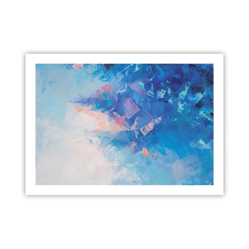 Poszter - Téli absztrakció - 70x50 cm