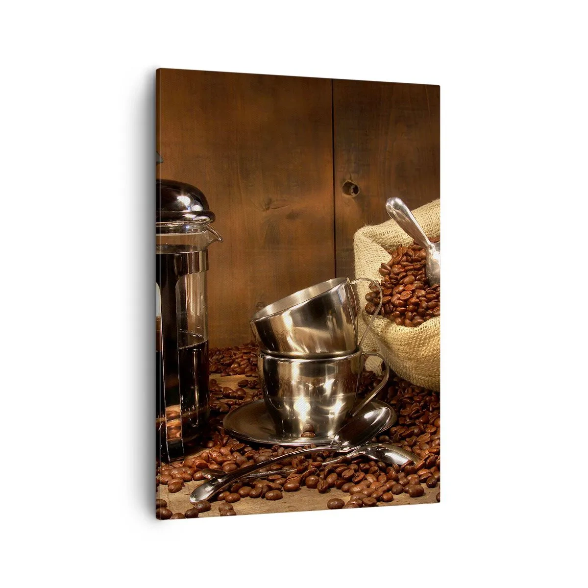 Vászonkép - A kávé varázsa - aroma és íz - 50x70 cm