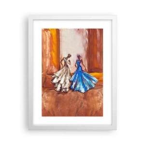 Poszter fekete keretben - Hálás páros - 30x40 cm